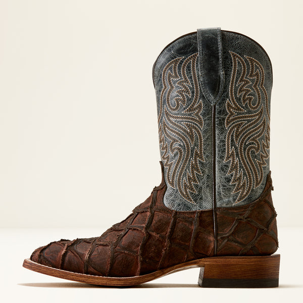 Load image into Gallery viewer, Ariat 11" Riverside Wide Square Toe Boot - Chocolate Bass Print
