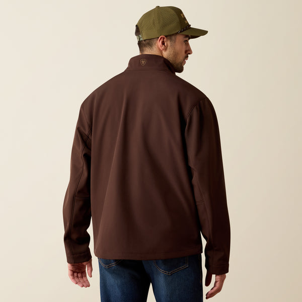 Load image into Gallery viewer, Ariat Mens Chest Logo Softshell Jacket - Mole
