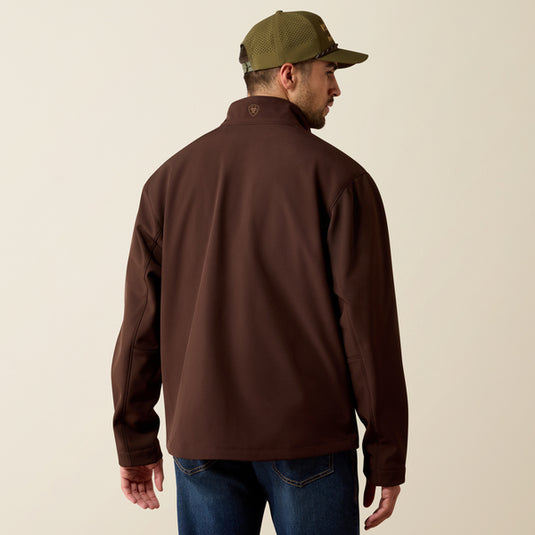 Ariat Mens Chest Logo Softshell Jacket - Mole