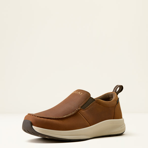Load image into Gallery viewer, Ariat Men's Buckeye Slip On Waterproof Shoe - Tan Bark

