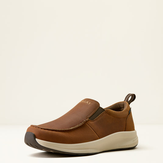 Ariat Men's Buckeye Slip On Waterproof Shoe - Tan Bark