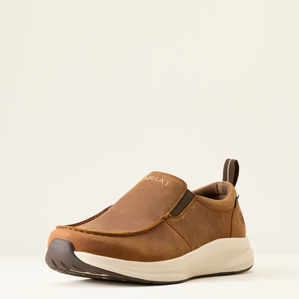 Load image into Gallery viewer, Ariat Men's Buckeye Slip On Waterproof Shoe - Tan Bark
