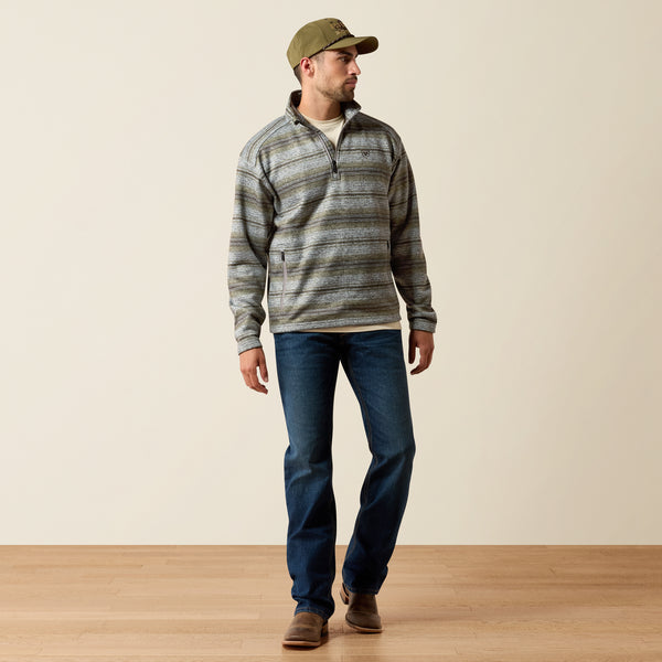 Load image into Gallery viewer, Ariat Mens Caldwell 1/4 Zip Sweater - Storm Front Serape
