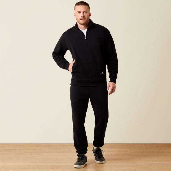 Load image into Gallery viewer, Ariat Mens Core 1/4 Zip Sweater - Black
