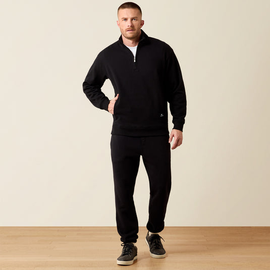Ariat Mens Core 1/4 Zip Sweater - Black