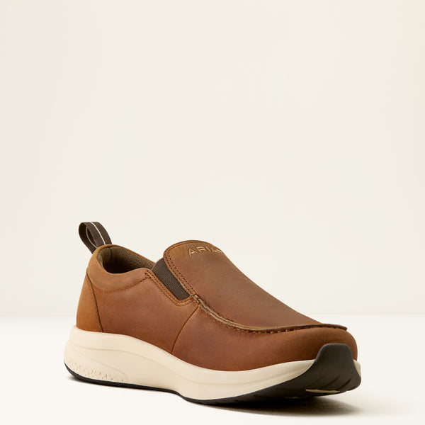 Load image into Gallery viewer, Ariat Men's Buckeye Slip On Waterproof Shoe - Tan Bark
