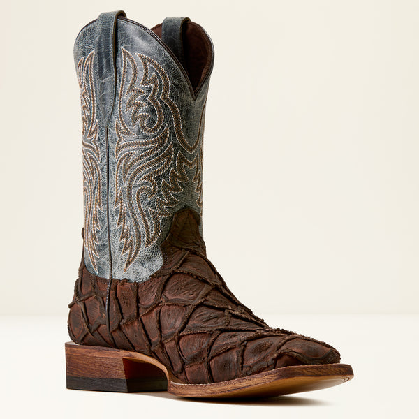 Load image into Gallery viewer, Ariat 11" Riverside Wide Square Toe Boot - Chocolate Bass Print
