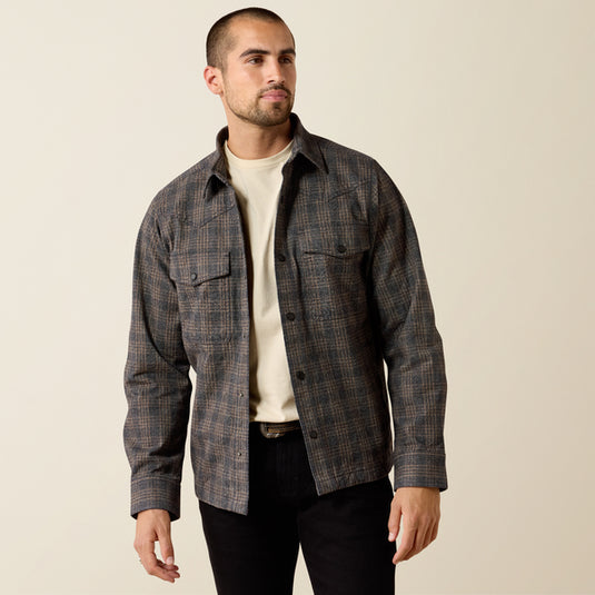 Ariat Mens Menswear Shirt Jacket - Kangaroo