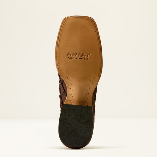 Ariat 11" Riverside Wide Square Toe Boot - Chocolate Bass Print