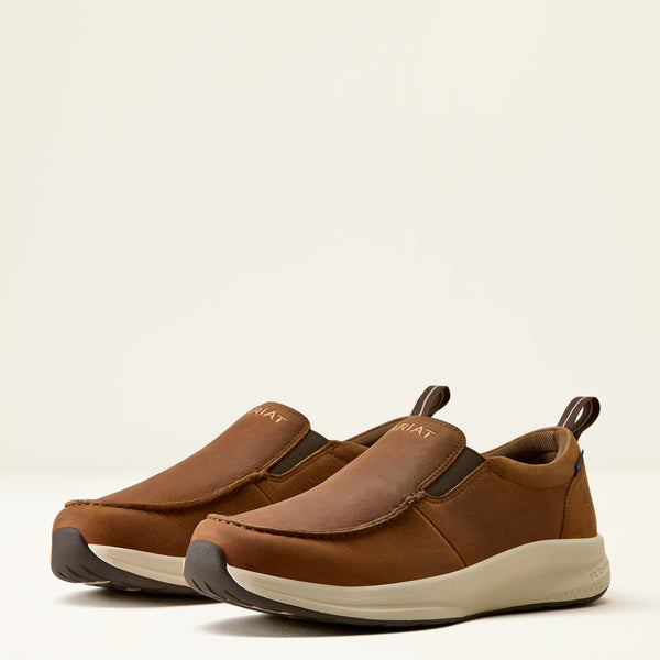 Load image into Gallery viewer, Ariat Men's Buckeye Slip On Waterproof Shoe - Tan Bark
