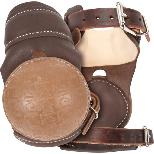 Classic Equine Pro Reiner Buckle Skid Boots - Chocolate