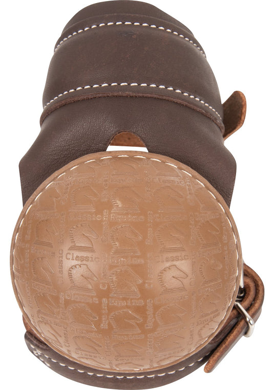 Classic Equine Pro Reiner Buckle Skid Boots - Chocolate