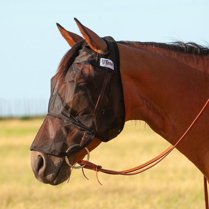 Load image into Gallery viewer, Cashel Quiet Ride Fly Mask - Black
