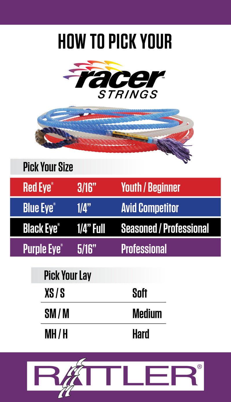 Load image into Gallery viewer, Rattler Red Racer Blue Eye Piggin String
