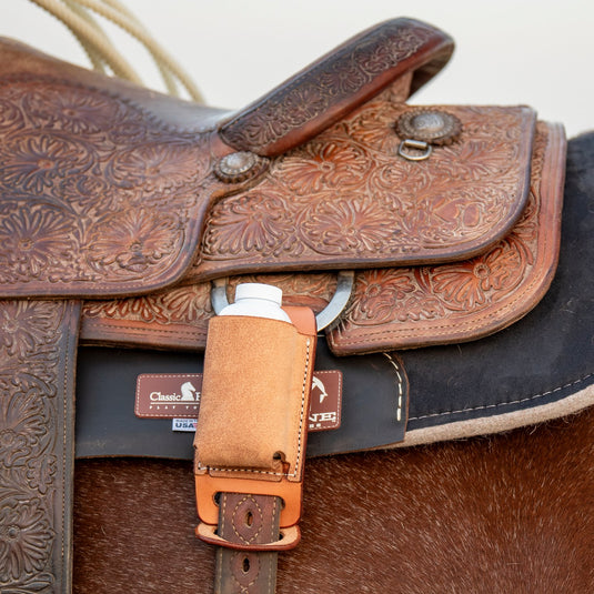 Martin Saddlery Natural Roughout Rope Powder Holder