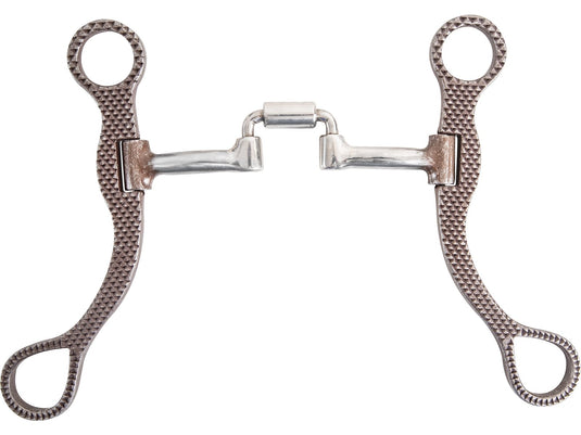 Classic Equine Performance Series Rasp Design Low Port Barrel Bit