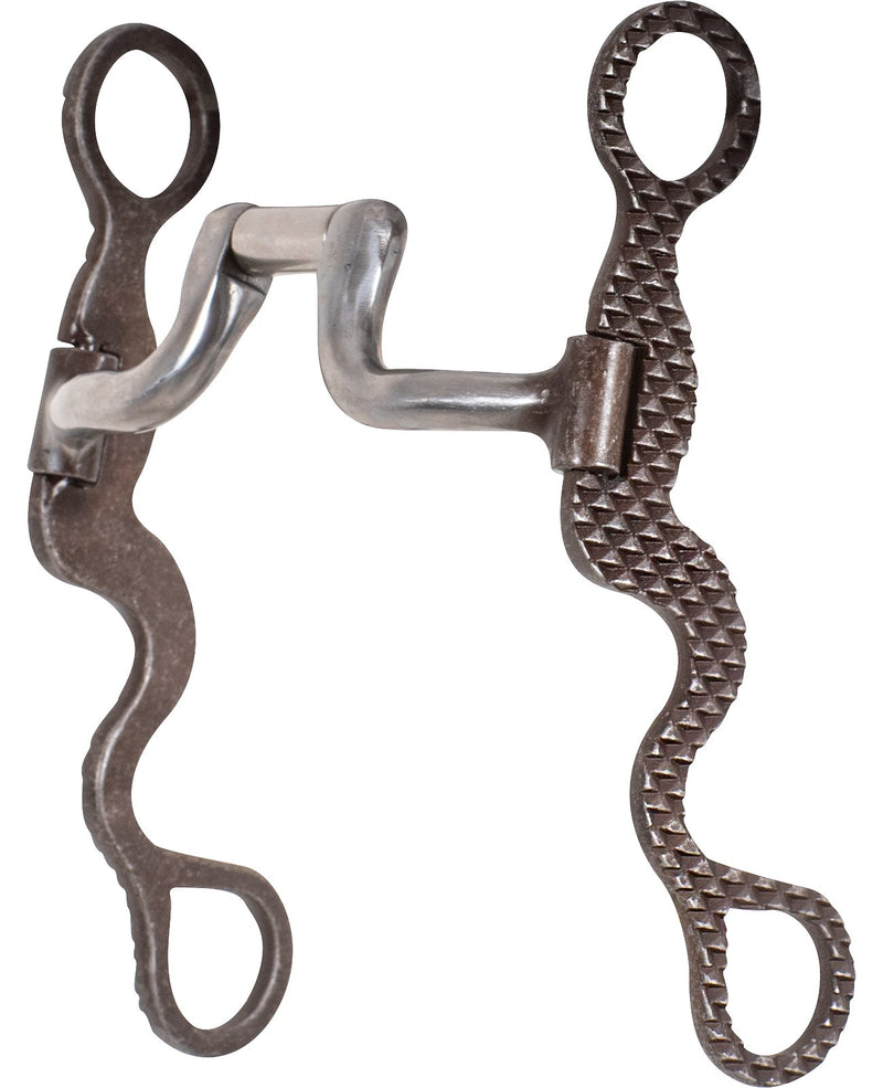 Load image into Gallery viewer, Classic Equine Performance Series Rasp Design Cavalry Square Hinge Port Bit
