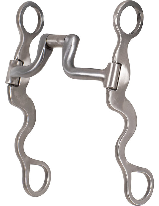 Classic Equine Performance Series Stainless Steel Cavalry Square Hinge Port Bit