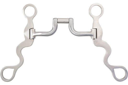 Classic Equine Performance Series Stainless Steel Cavalry Square Hinge Port Bit