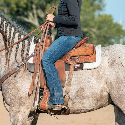 Classic Equine Orthopedic Felt / Fleece Saddle Pad - 3/4" - 31X32