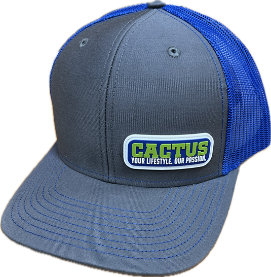 Cactus Saddlery Ball Cap - Gray/Blue