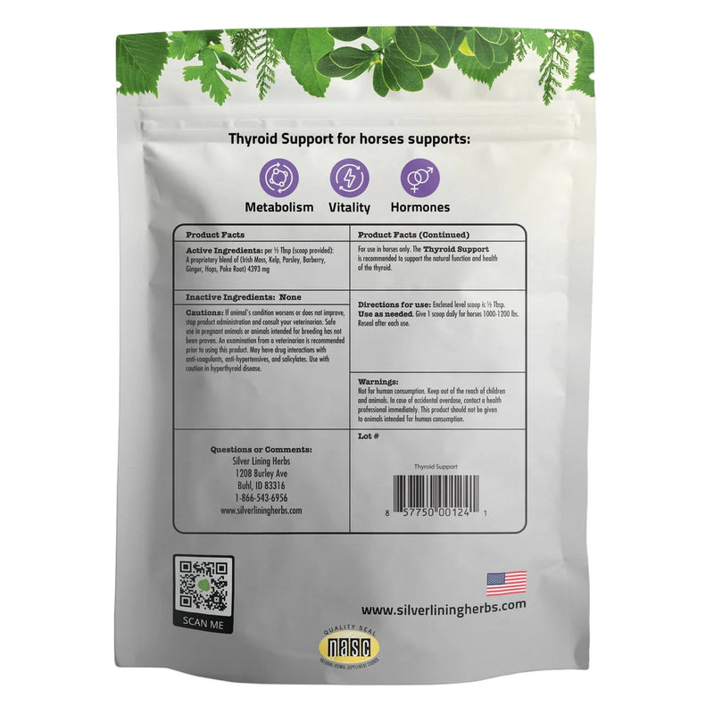 Load image into Gallery viewer, Silver Lining Thyroid Support for Horses - 1 LB
