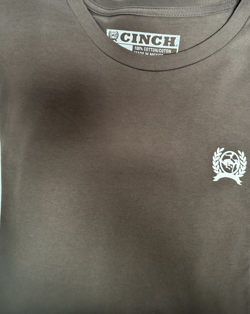 Load image into Gallery viewer, Cinch Mens Short Sleeve Tee Shirt - Brown
