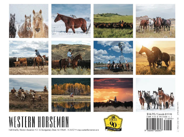 Load image into Gallery viewer, Western Horseman Cowboy Calendar - 2026
