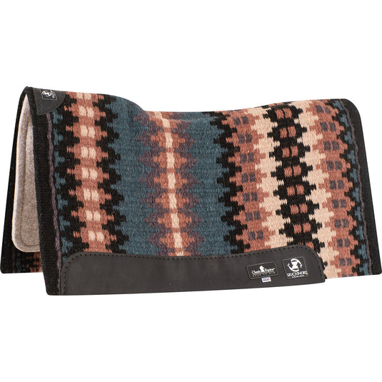 Classic Equine Zone Blanket Top Wool Saddle Pad - 1"